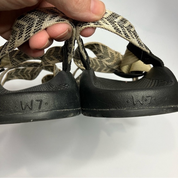 Chaco Z2 sandals black & cream size 7 - Picture 9 of 10